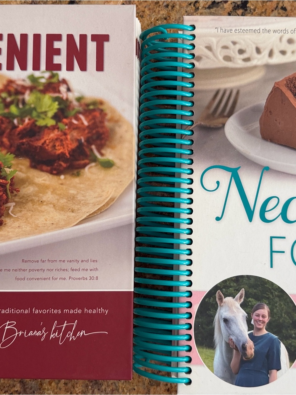 Necessary Food Cookbook & Convenient Food by Briana Thomas